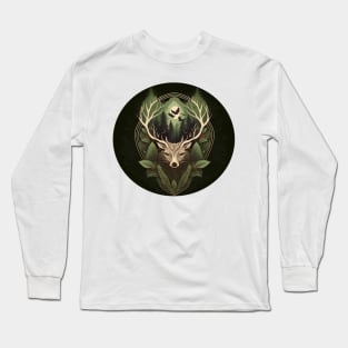 Nature Lover Deer - Designs for a Green Future and Hunters Long Sleeve T-Shirt